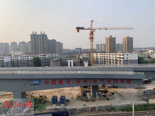 3座高架集群轉(zhuǎn)體90度上跨隴海鐵路 洛陽這項市政工程又將刷新紀(jì)錄